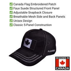 CANADA FLAG TRUCKER HAT