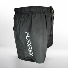 MEN’S 2-IN-1 SHORTS WITH REFLECTIVE WORD MARK AND LOGO