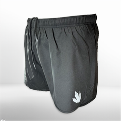 MEN’S 2-IN-1 SHORTS WITH REFLECTIVE WORD MARK AND LOGO