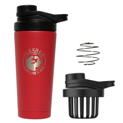 FRForza 750ml / 25oz Stainless Steel Protein Shaker Bottle with Fruit Infuser, Double Wall Vacuum Insulated